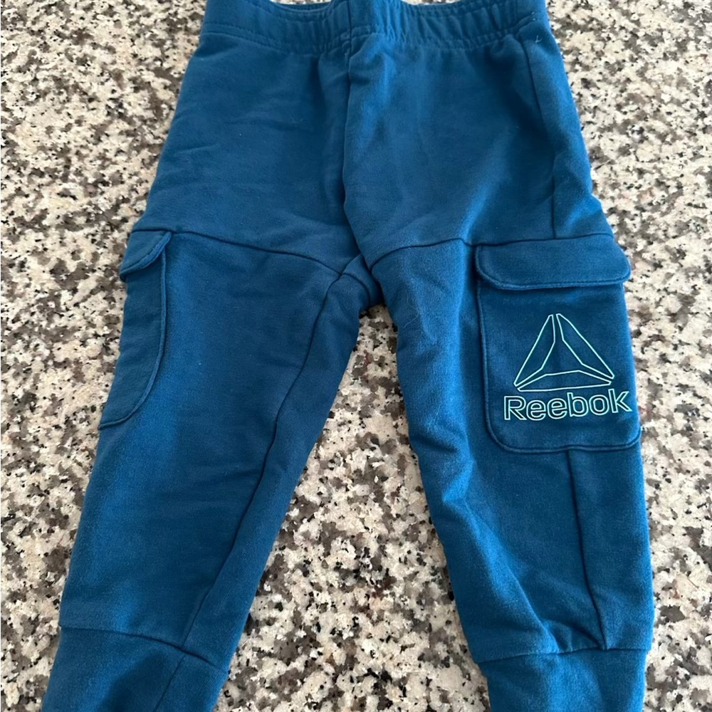 18 month blue Reebok jogger set. Brand new, never worn.